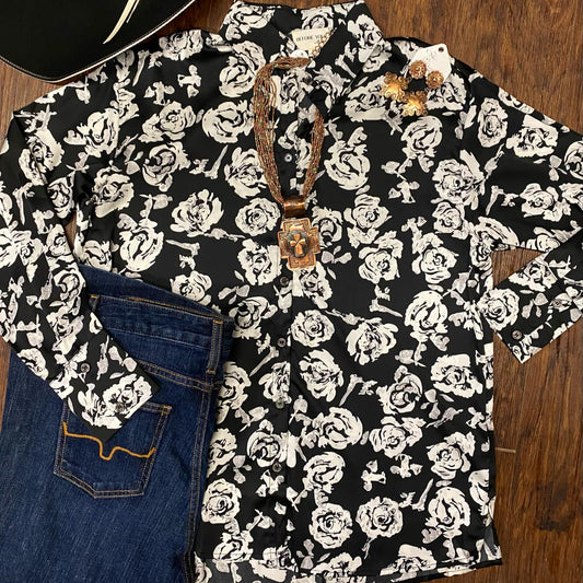 Texas Rose Silky Blouse