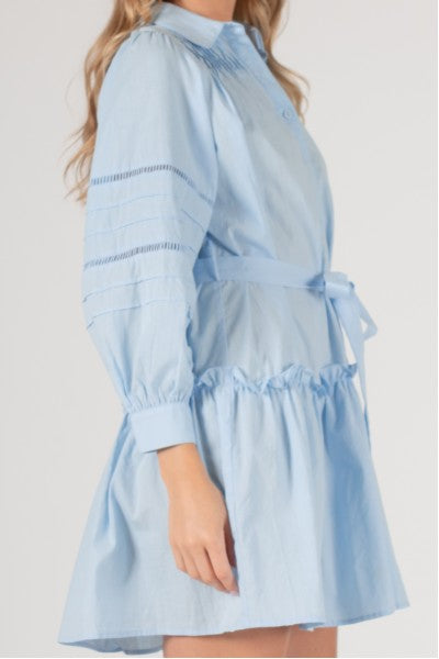Eyelet Poplin Dress