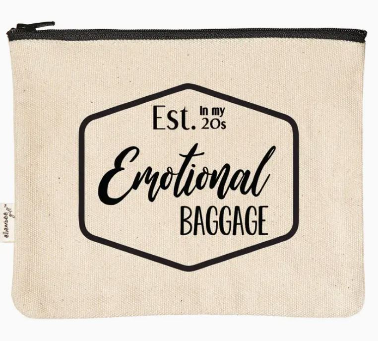 "Emotional Baggage" Zipper Pouch