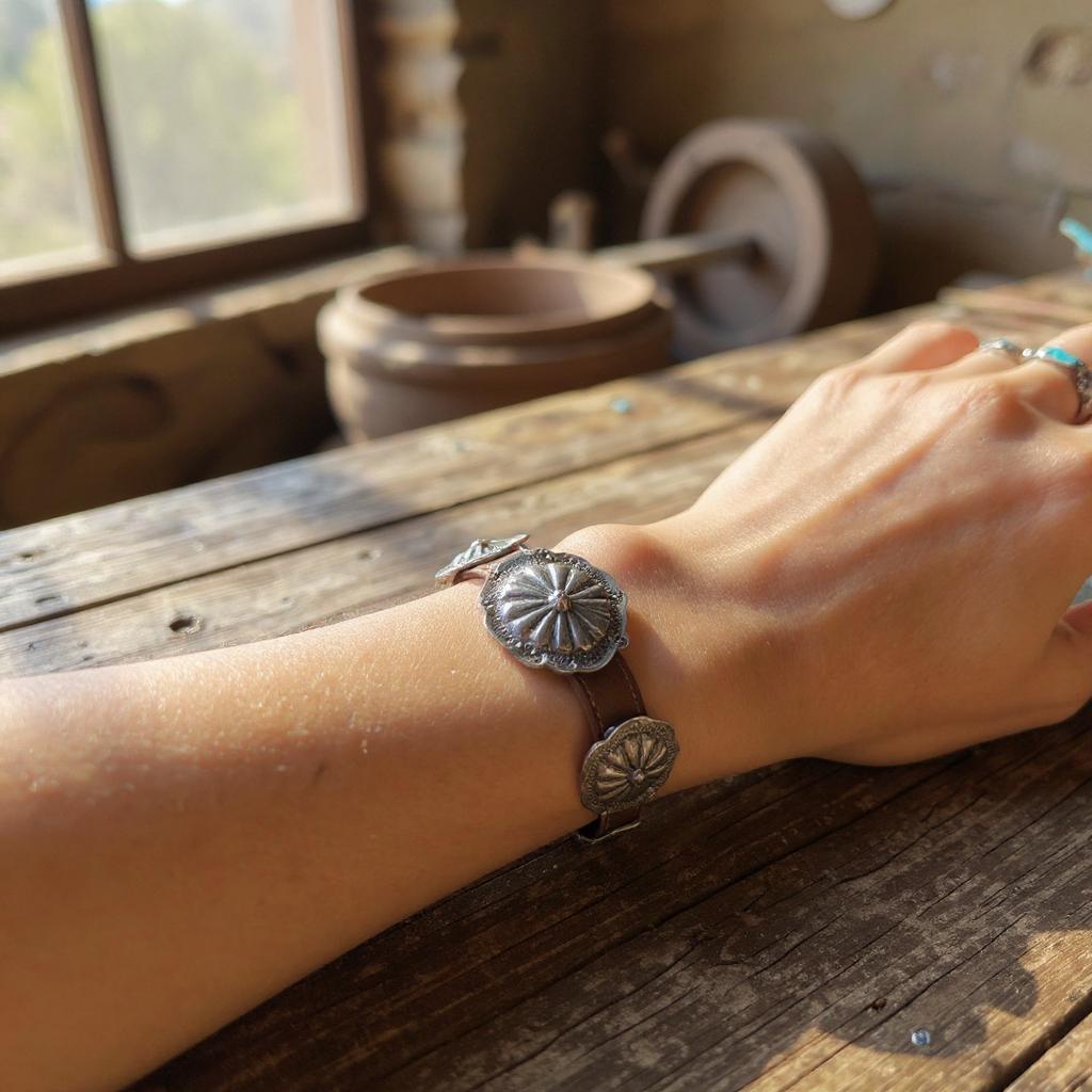Ridge Rider Concho Bracelet