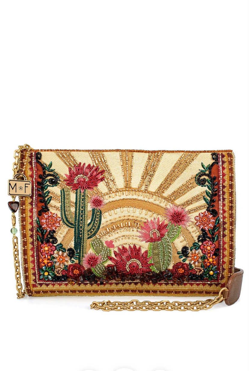 Desert Bloom Beaded Crossbody