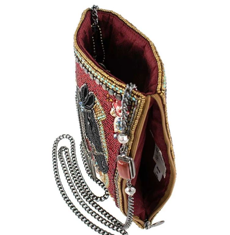 Midnight Mustang Beaded Crossbody