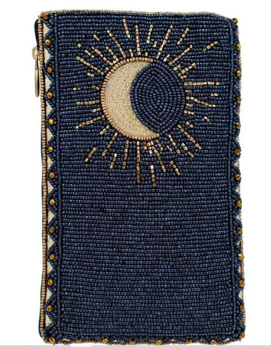 Midnight Voyage Beaded Crossbody