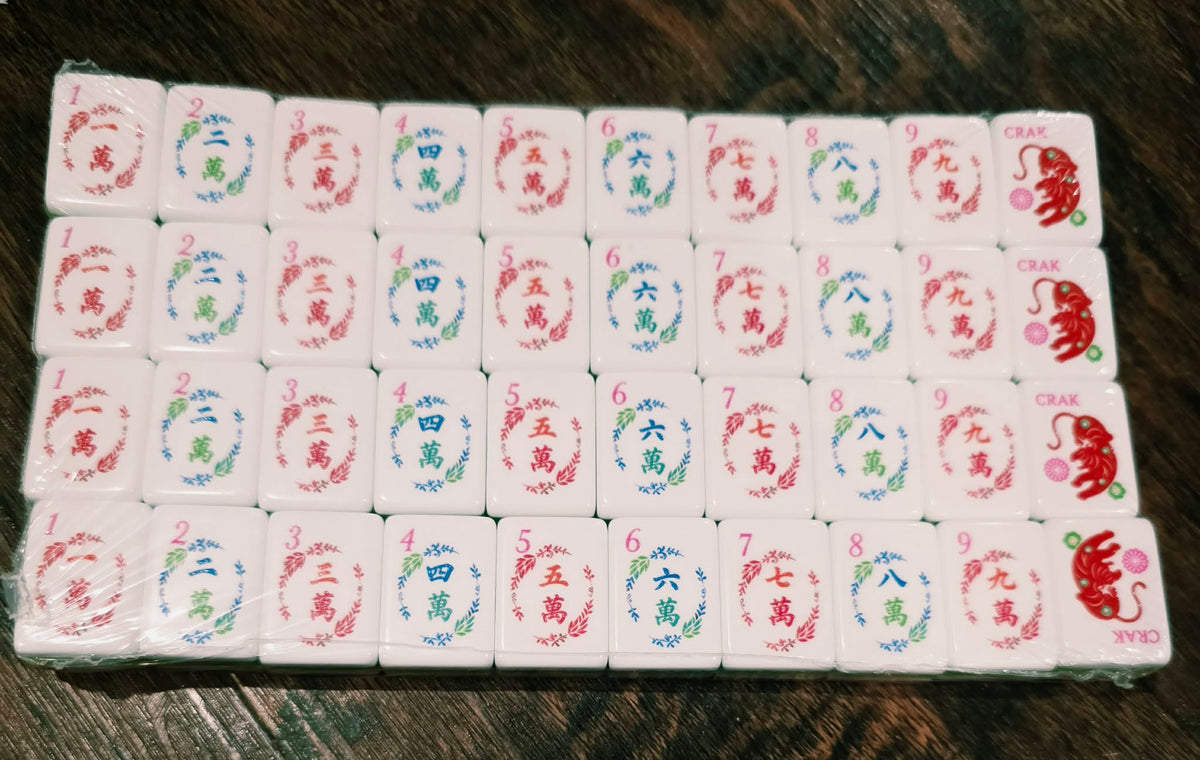 Pretty in Pink Mahjong Tile Set