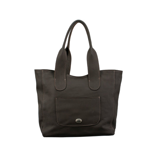 CowTown Pony Zip Top Tote/Hair On Hide