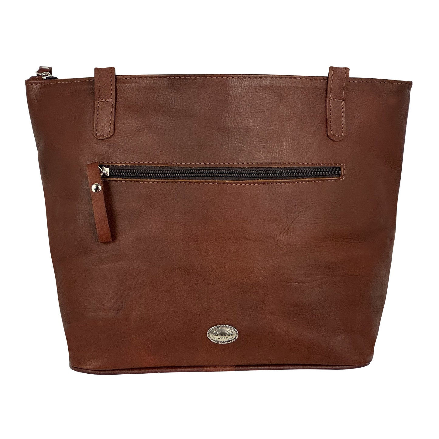 Maká Zip Top Tote/Genuine Leather