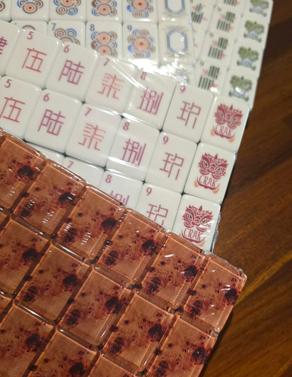 Rosé All Day Mahjong Tile Set