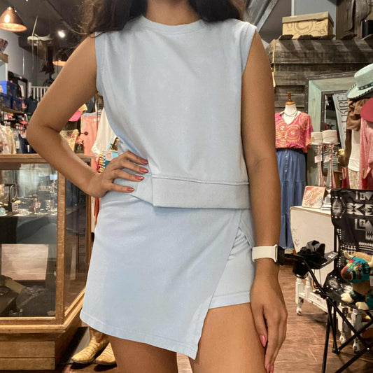 Sleeveless Top & Skirt Set