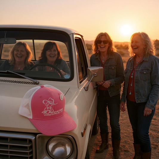 40SC Pink Trucker Ballcap