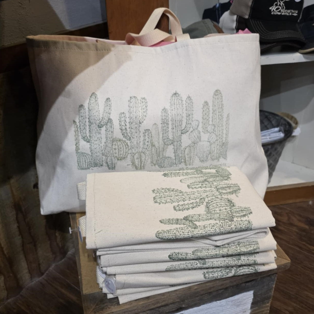 Cactus Canvas Tote