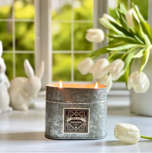 Rustic Tin Soy Candles