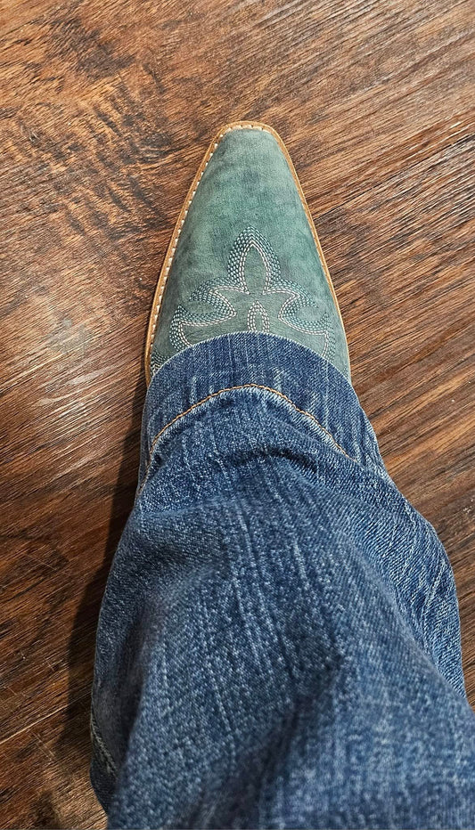 Sassy Turquoise Bootie