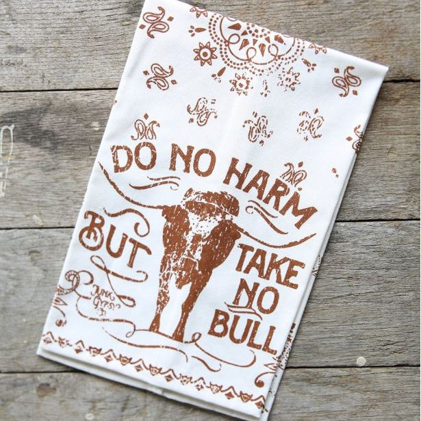 Do No Harm Tea Towel