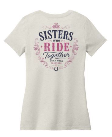 Sisters Who Ride Together Tee