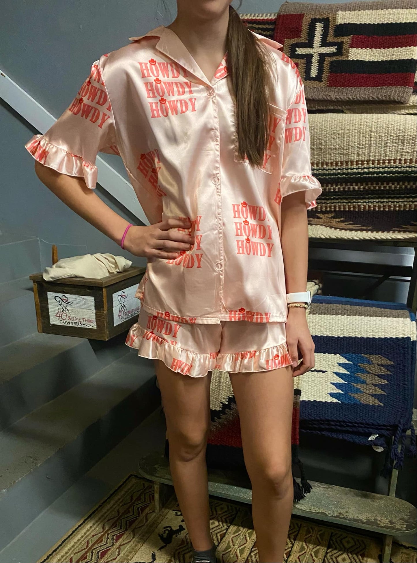 Satin Western PJ's