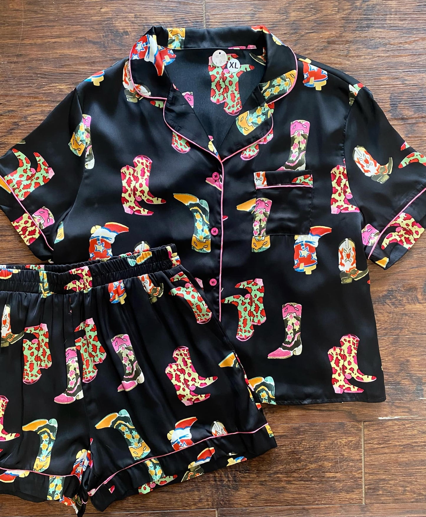 Satin Western PJ's