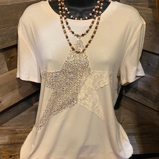 Sequin Star T-Shirt