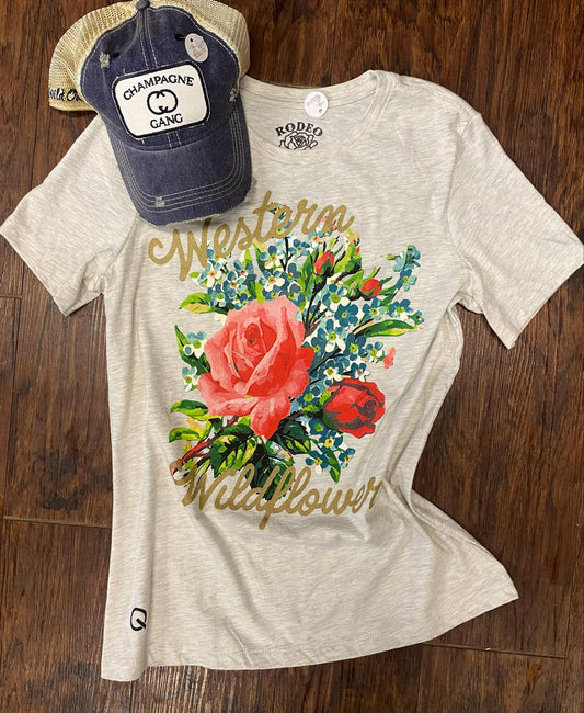 Rodeo Quincy, Western Wildflower Tee