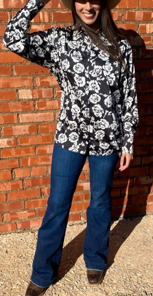 Texas Rose Silky Blouse
