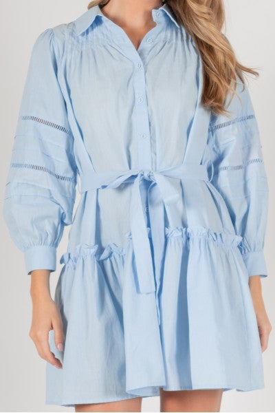 Eyelet Poplin Dress