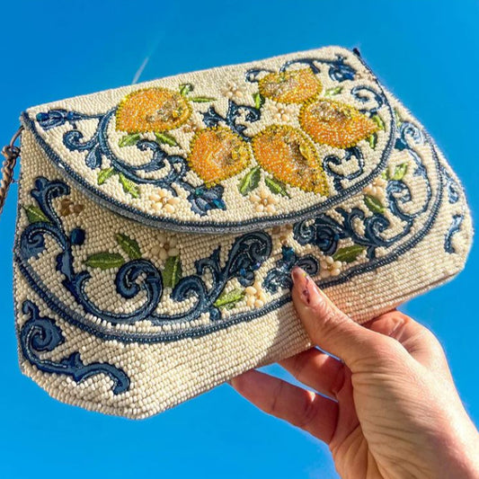 Beaded Lemon Bliss Bag