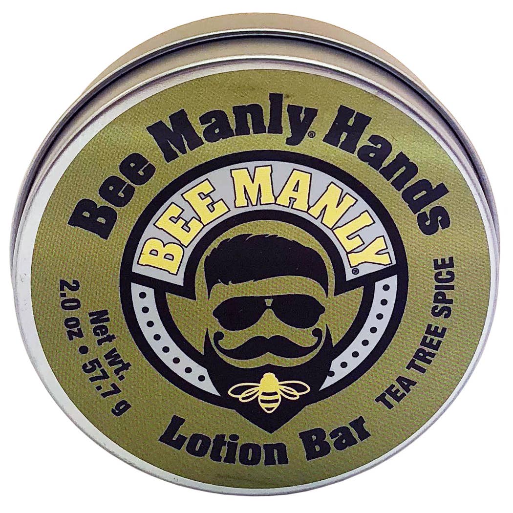 Bee Manly Hands Lotion Bar: Naked