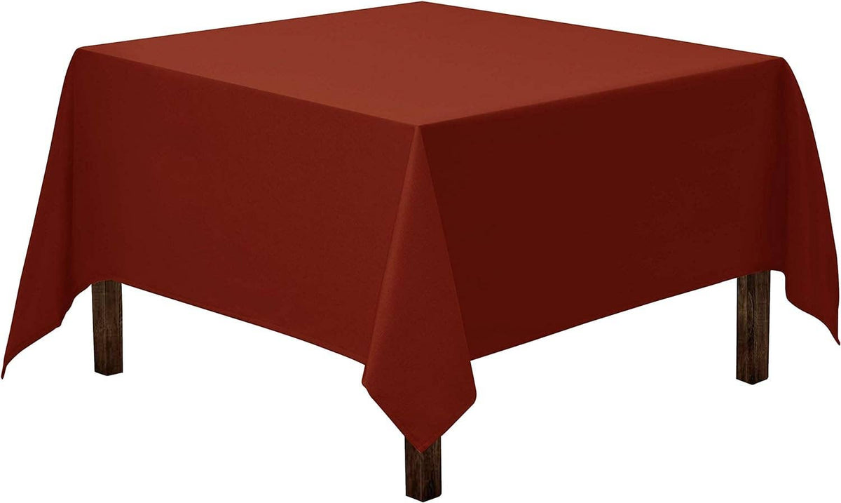 Washable Polyester Square Tablecloth: Apple Green / 52 x 52 inch Square