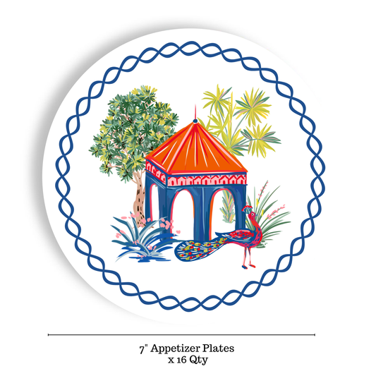Chinoiserie 16ct 7" Paper Plates