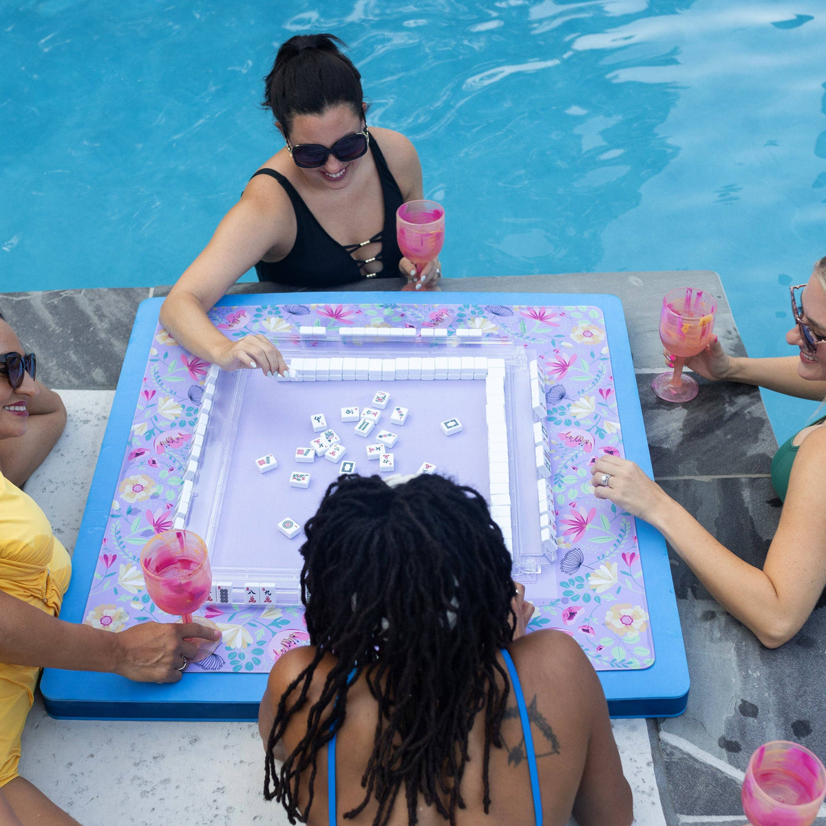 Mahjong Mat, 33" - Lavender