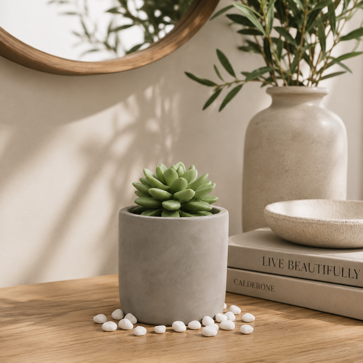 Succulent in Planter Diffuser, Orange Cedar