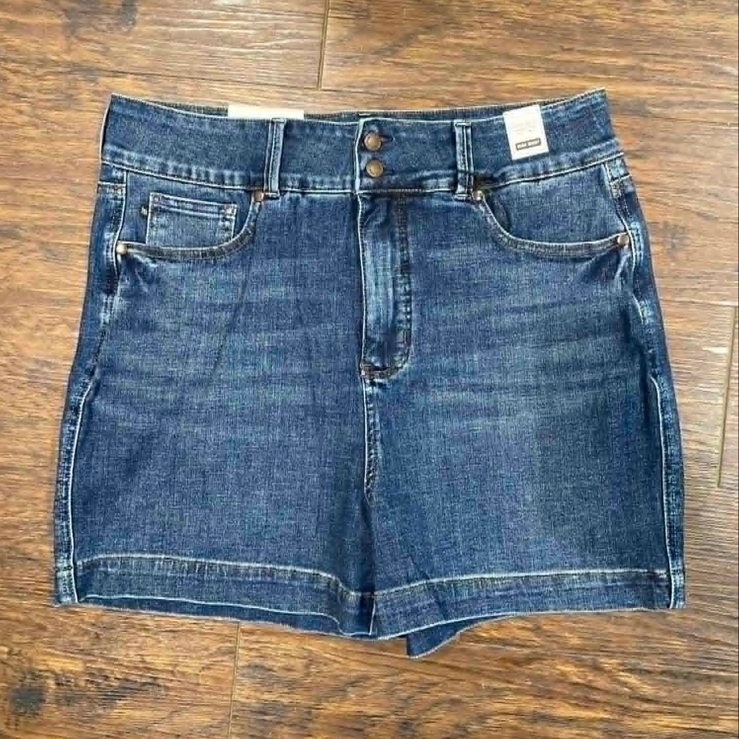 Judy Blue High Waist Slim Shorts – Dark Wash