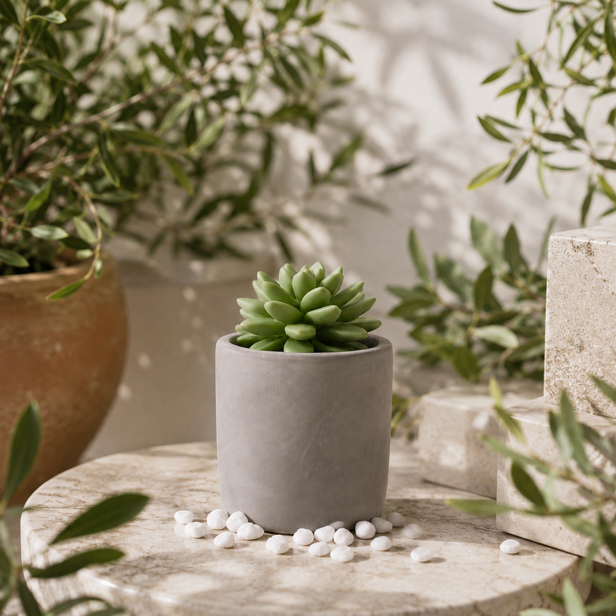 Succulent in Planter Diffuser, Orange Cedar