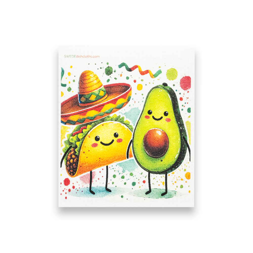 Swedish Dishcloth Taco & Avocado