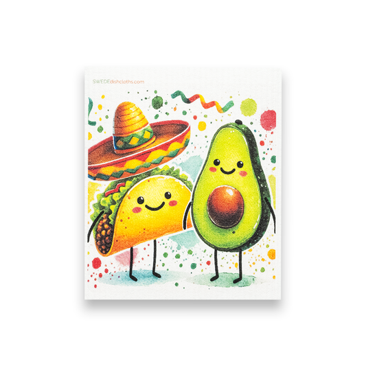 Swedish Dishcloth Taco & Avocado