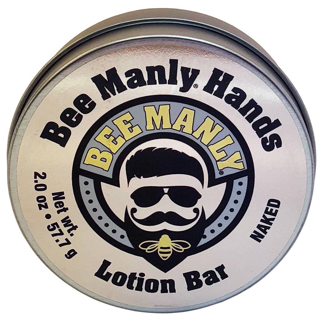 Bee Manly Hands Lotion Bar: Smoky Cedar