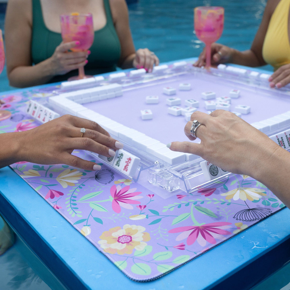 Mahjong Mat, 33" - Lavender