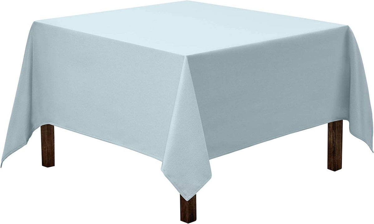 Washable Polyester Square Tablecloth: Orange / 52 x 52 inch Square
