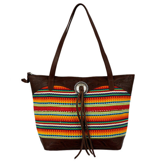Maká Zip Top Tote/Genuine Leather