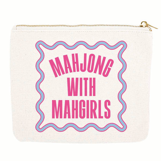 Mahj With Mahgirls Canvas Pouch