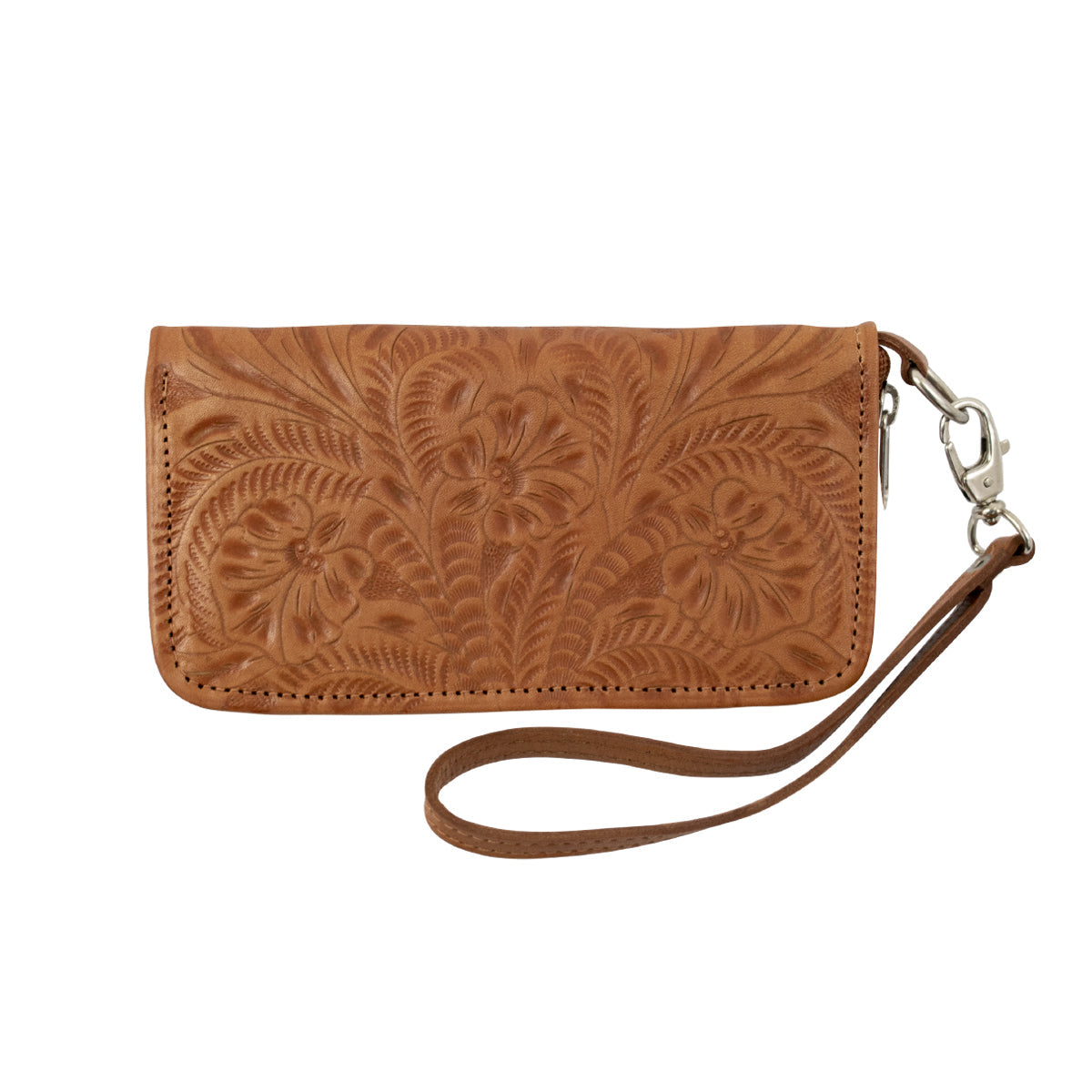 Zip Around Wallet, Genuine Leather
