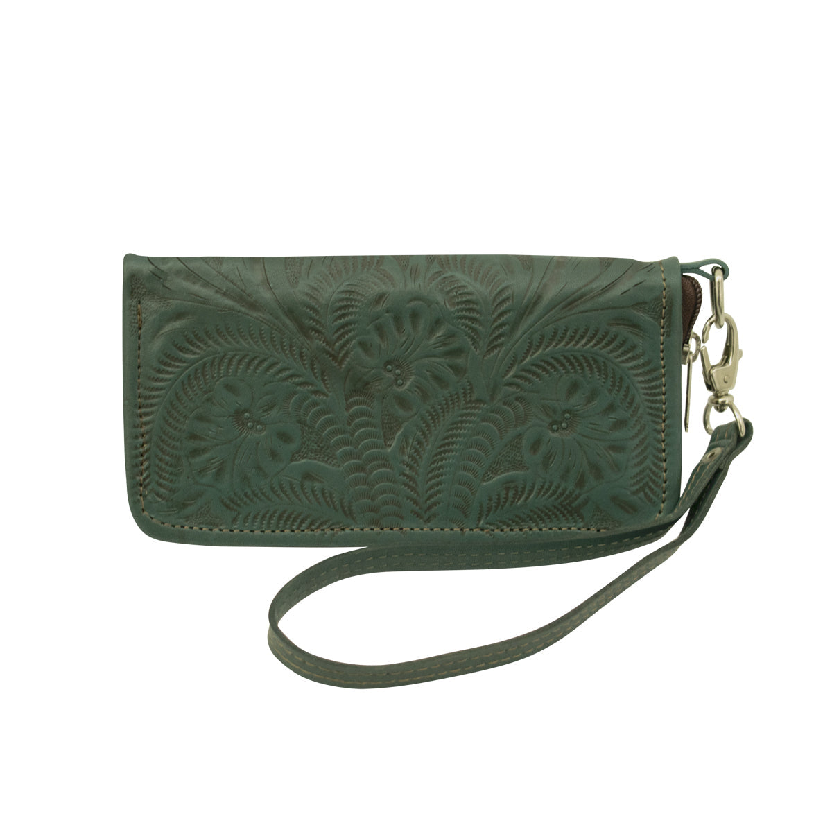 Zip Around Wallet, Genuine Leather