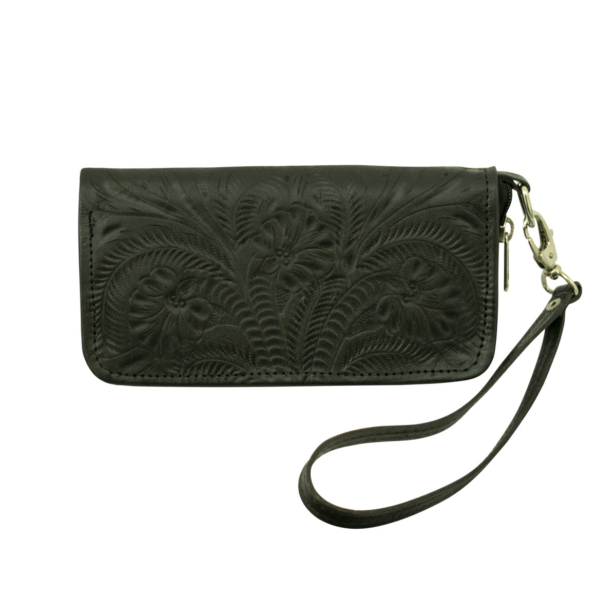 Zip Around Wallet, Genuine Leather