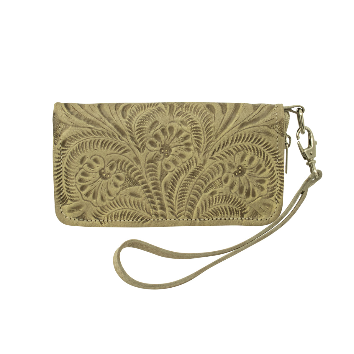 Zip Around Wallet, Genuine Leather