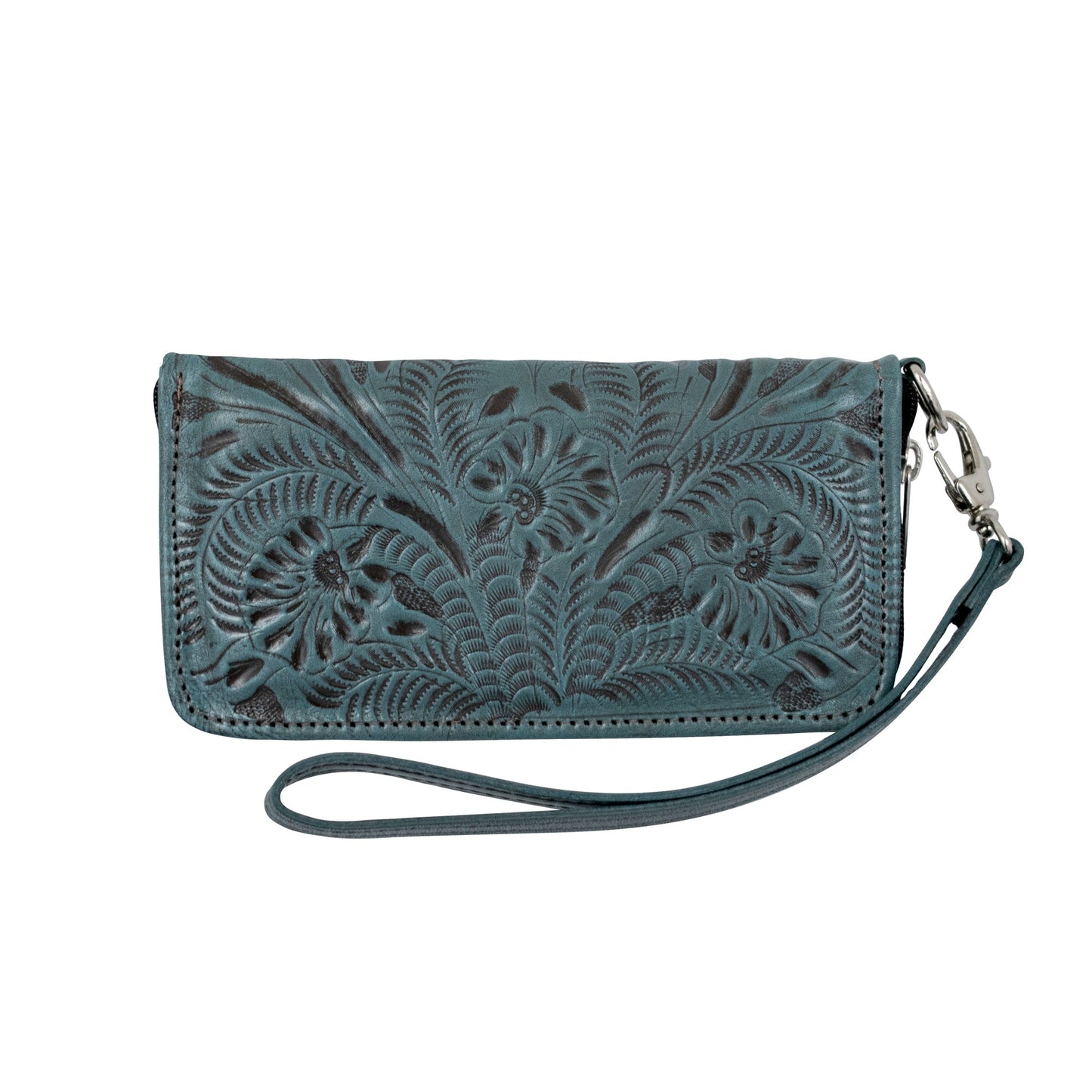 Zip Around Wallet, Genuine Leather