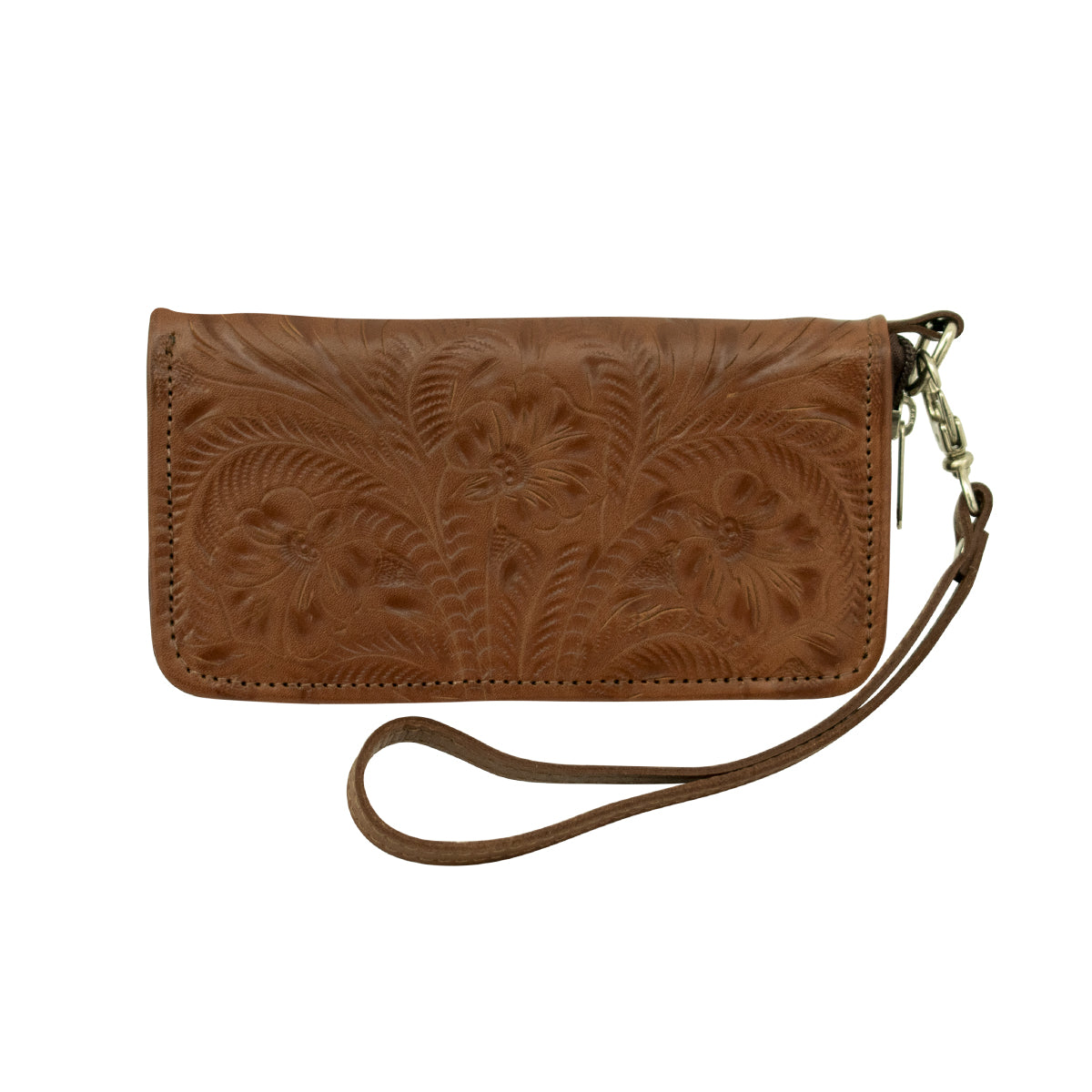 Zip Around Wallet, Genuine Leather
