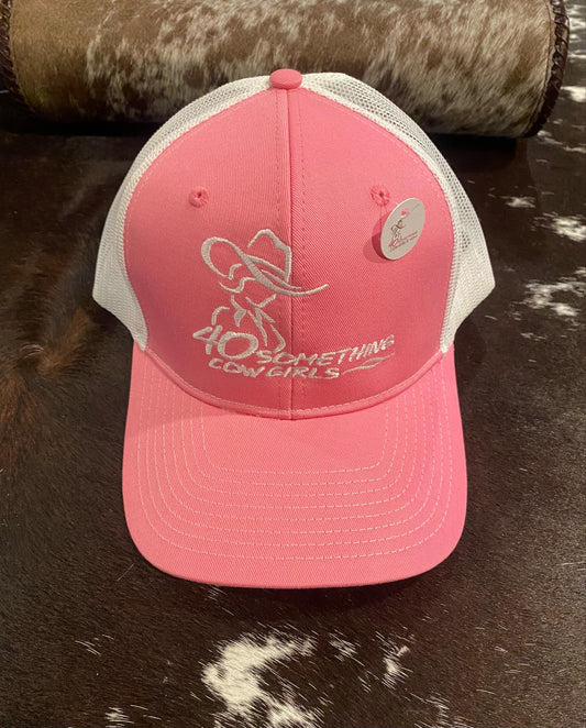 40SC Pink Trucker Ballcap