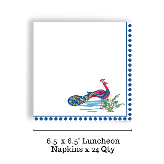 Chinoiserie 24ct Luncheon Napkins