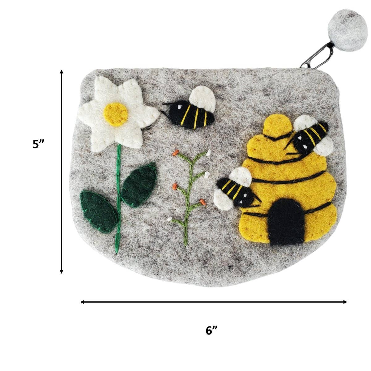Wool Bee Bag Gift Set, Lavendar