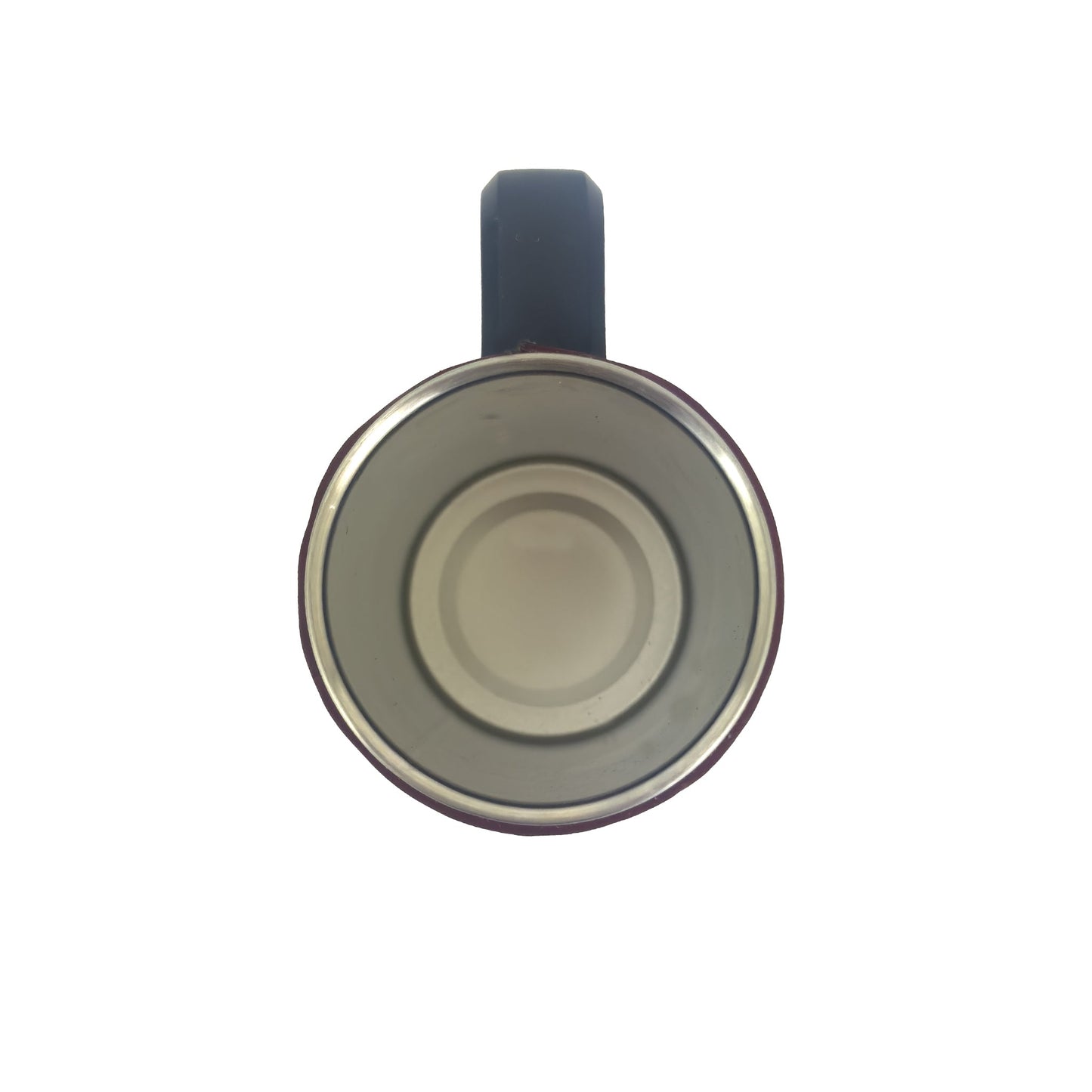 Insulated Stainless Steel Mug/Hand‑Tooled Leather