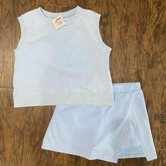 Sleeveless Top & Skirt Set
